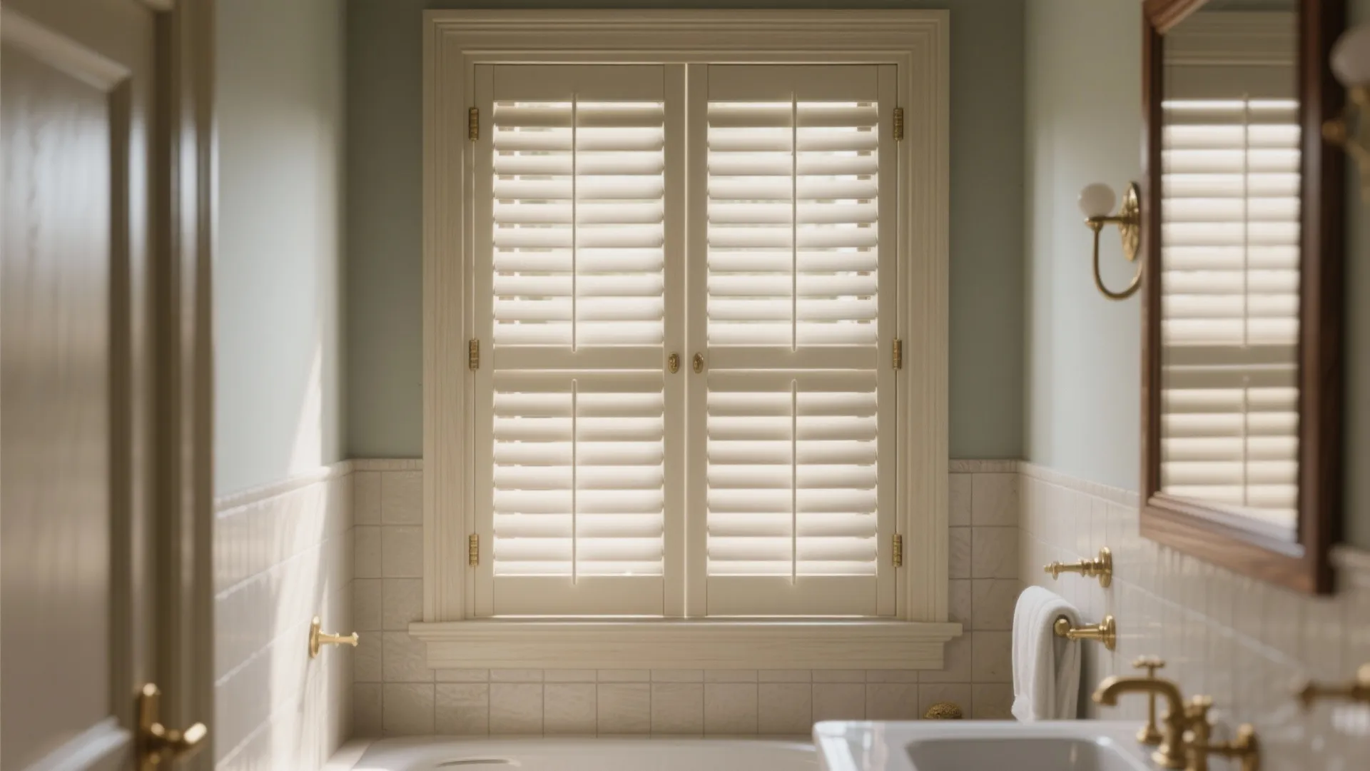 1. Classic Plantation Shutters — Timeless and Adjustable