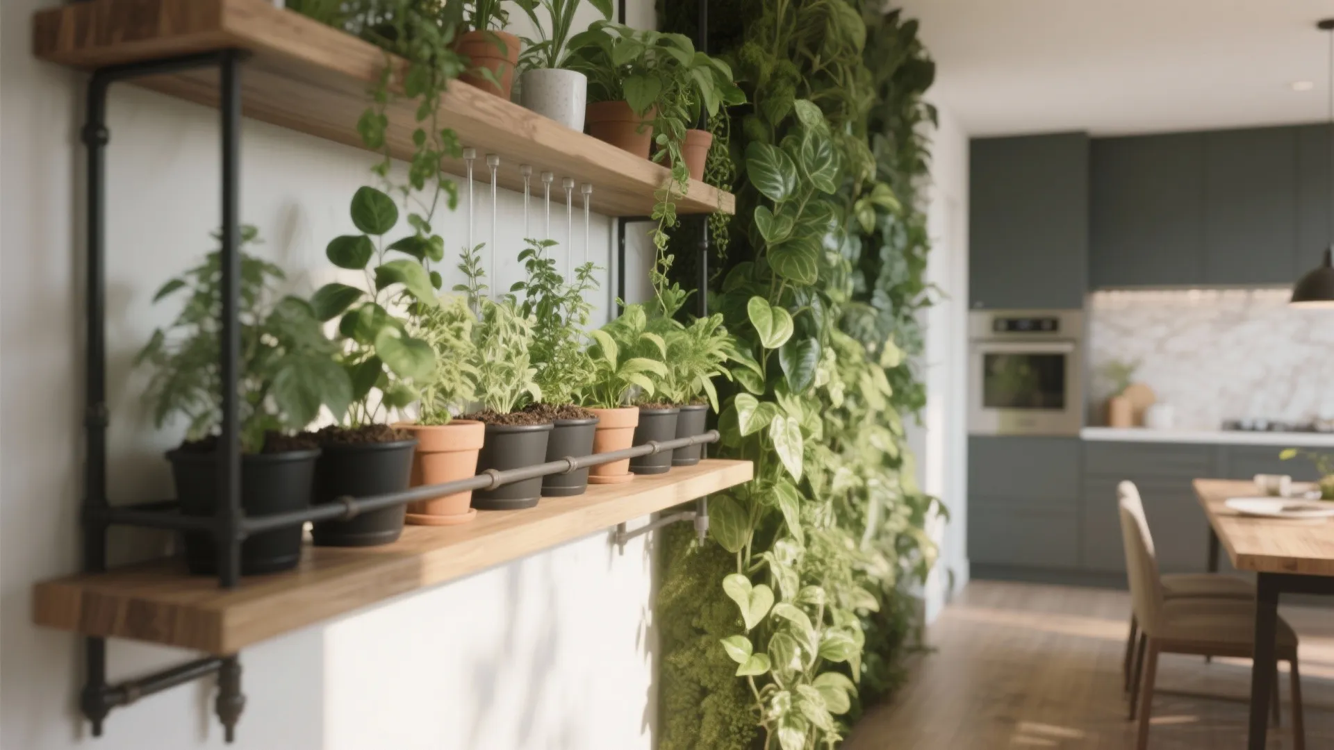 5. Green Living Divider (Planter Wall)