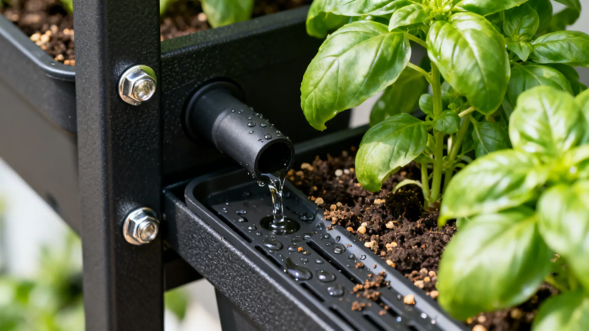 Vertical Herb Wall + Utility Storage