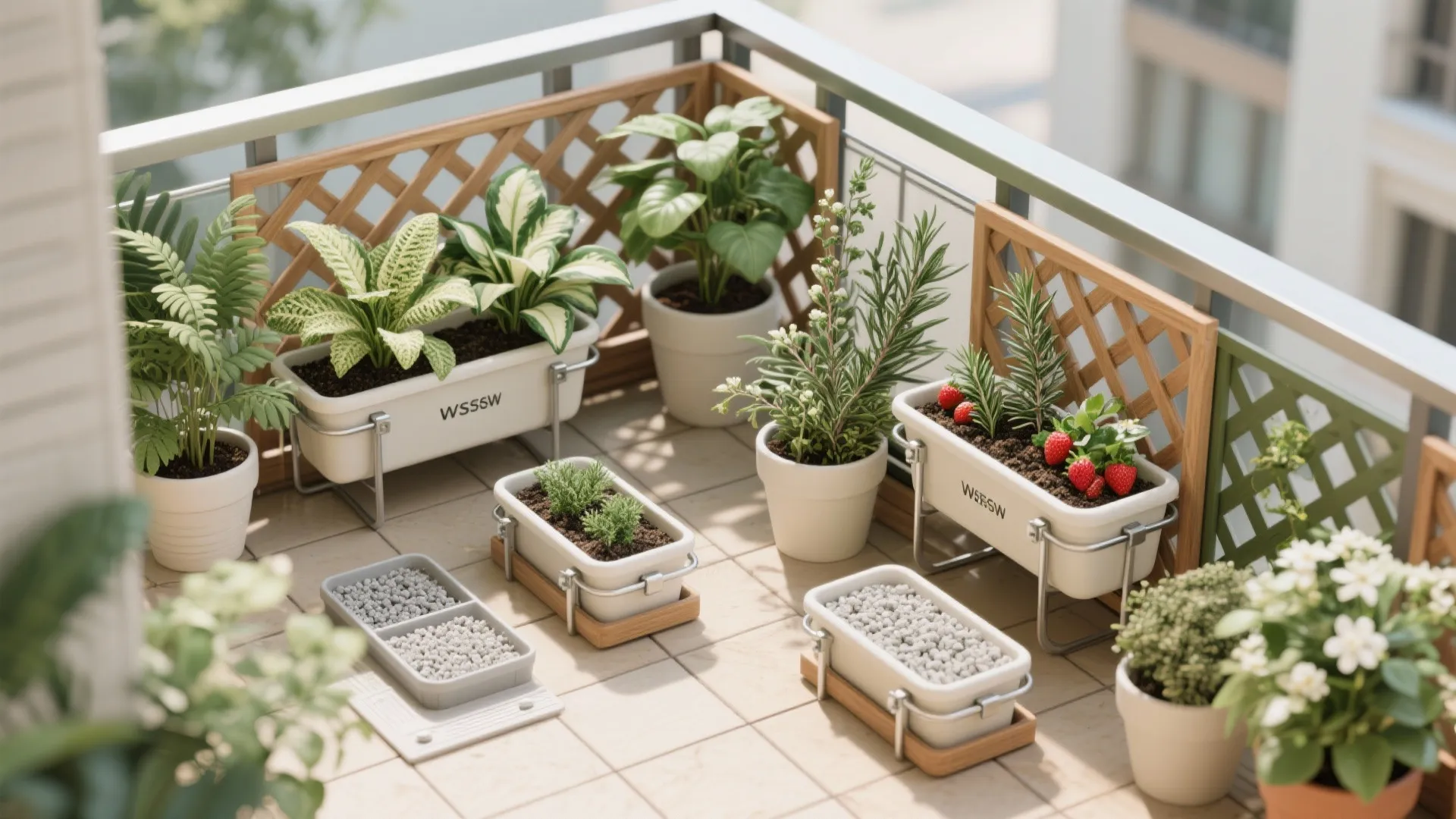 Modular Planters and Vertical Greenery