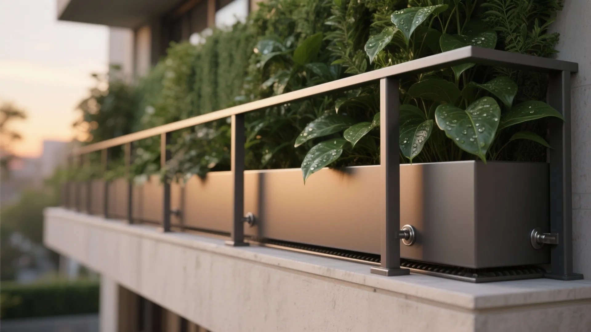 Planter Rail Grills and Green Screens