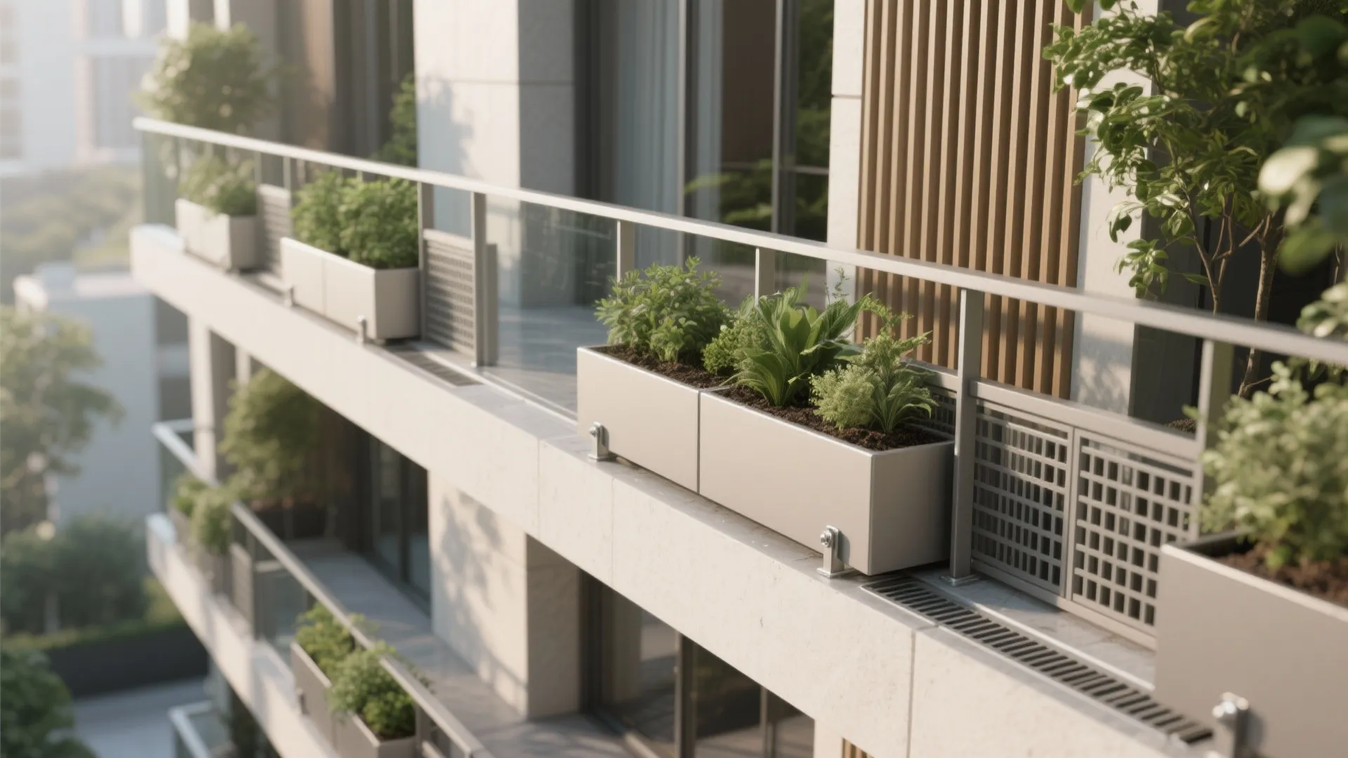 Idea 4: Planter-Integrated Grill (Green, But Safe)