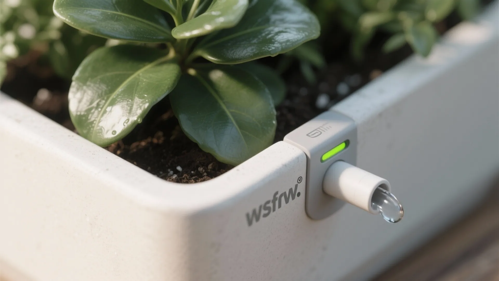 Balcony biophilic corner and a compact laundry stack