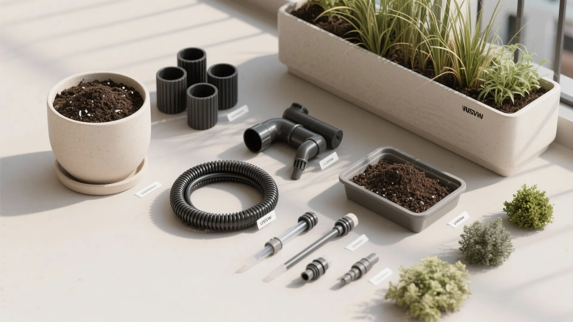 Planter-led privacy and shading