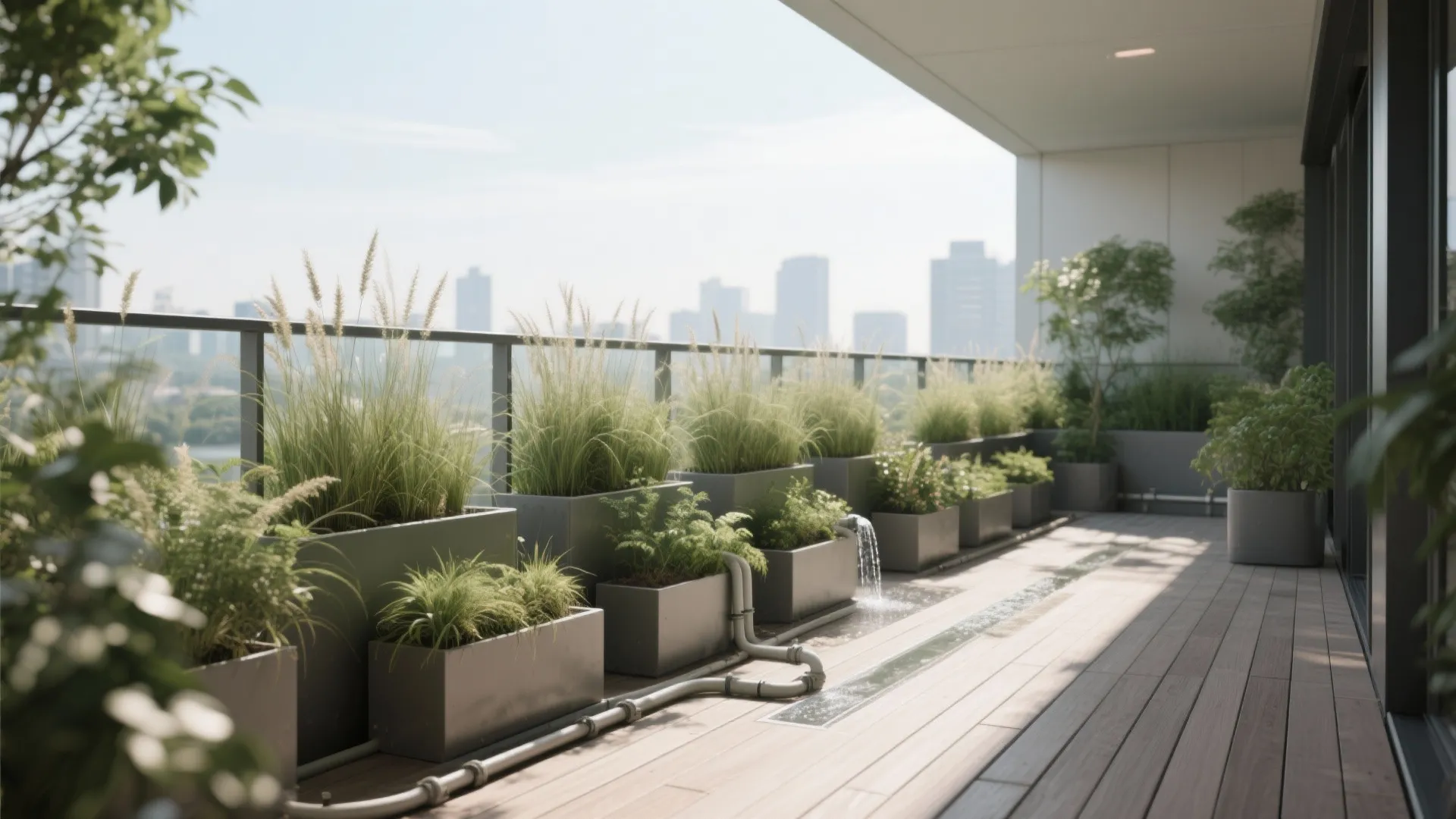 Planter-led privacy and shading