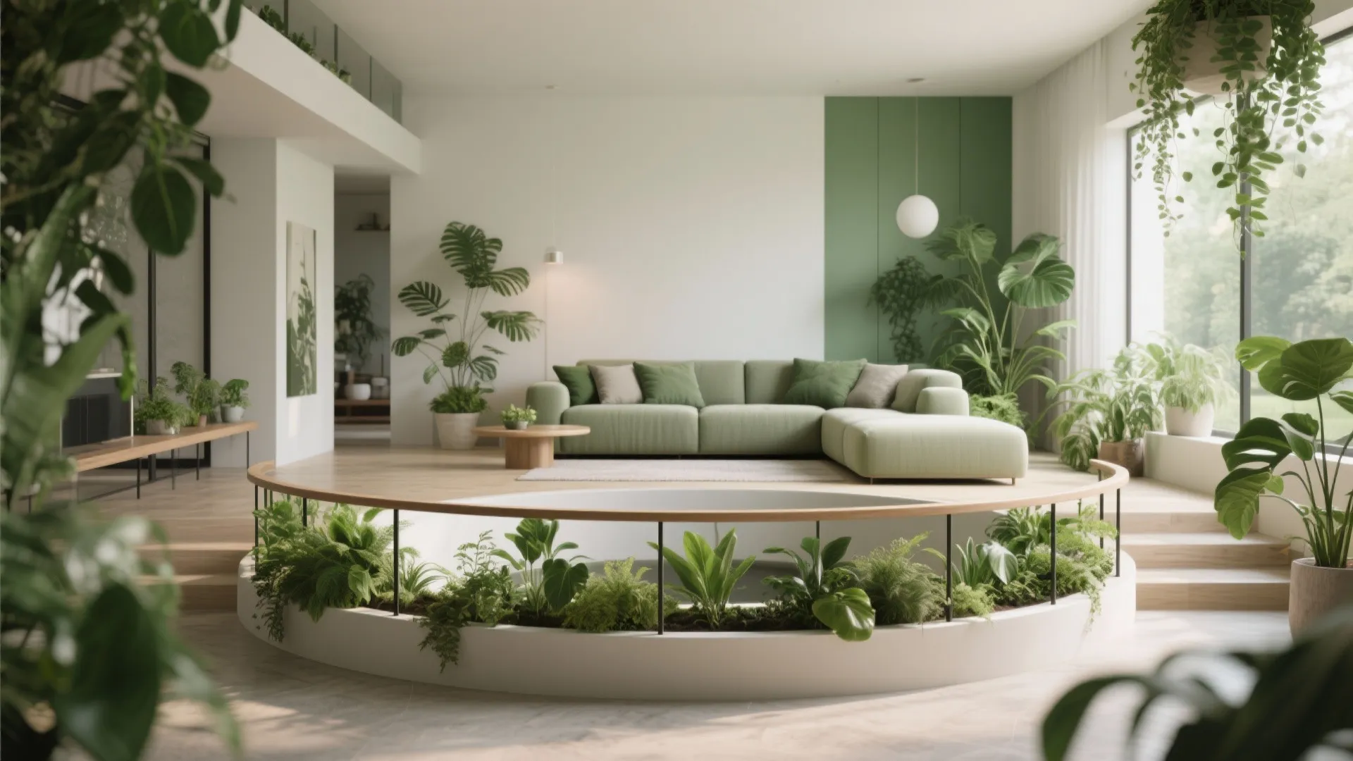 4. Built-in Planter Rail