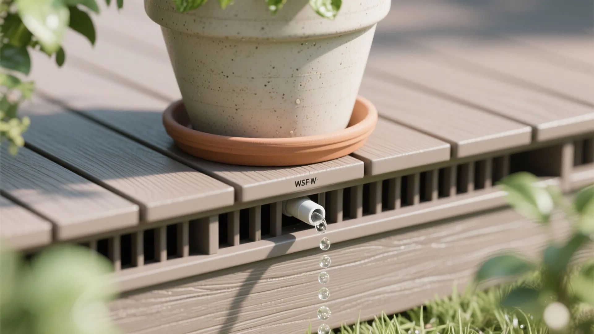 Compact Balcony Garden with Drainage