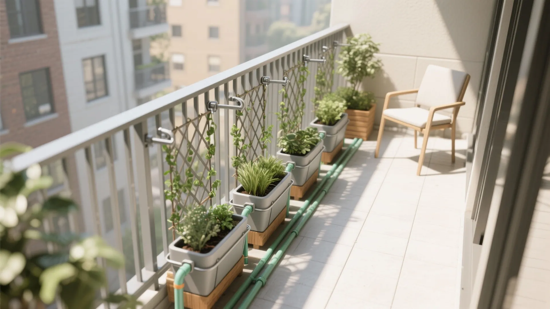 Green Screens: Planters as Living Boundaries