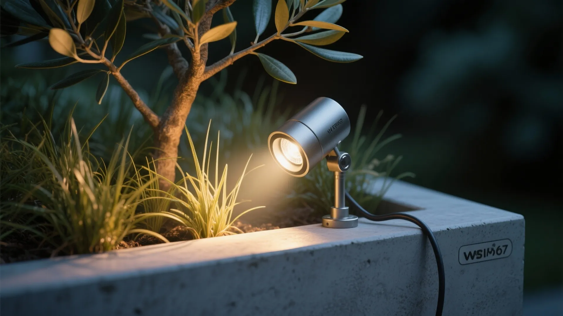 Planter-Integrated Uplights