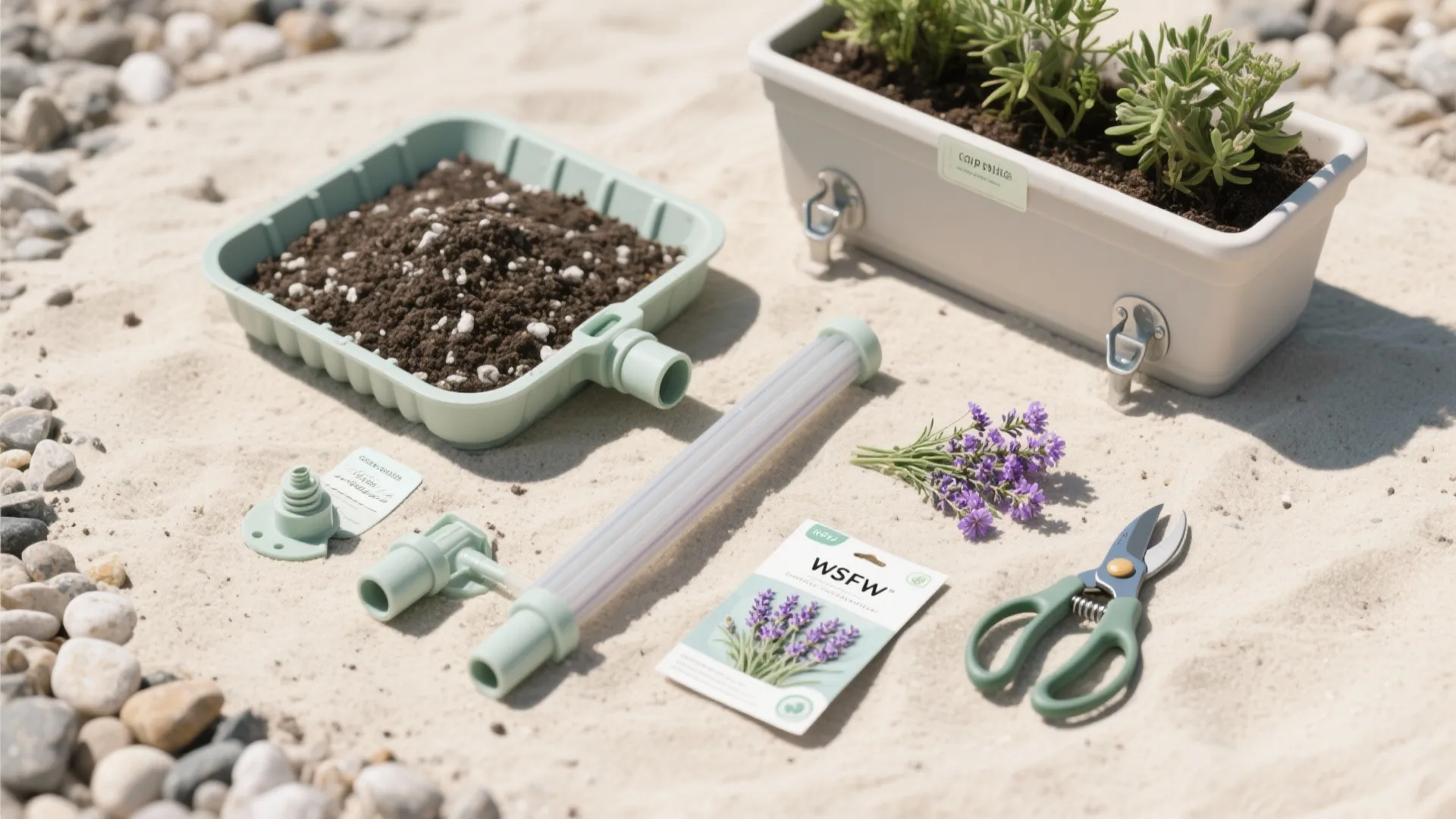 Native planting pockets that can take the sea breeze