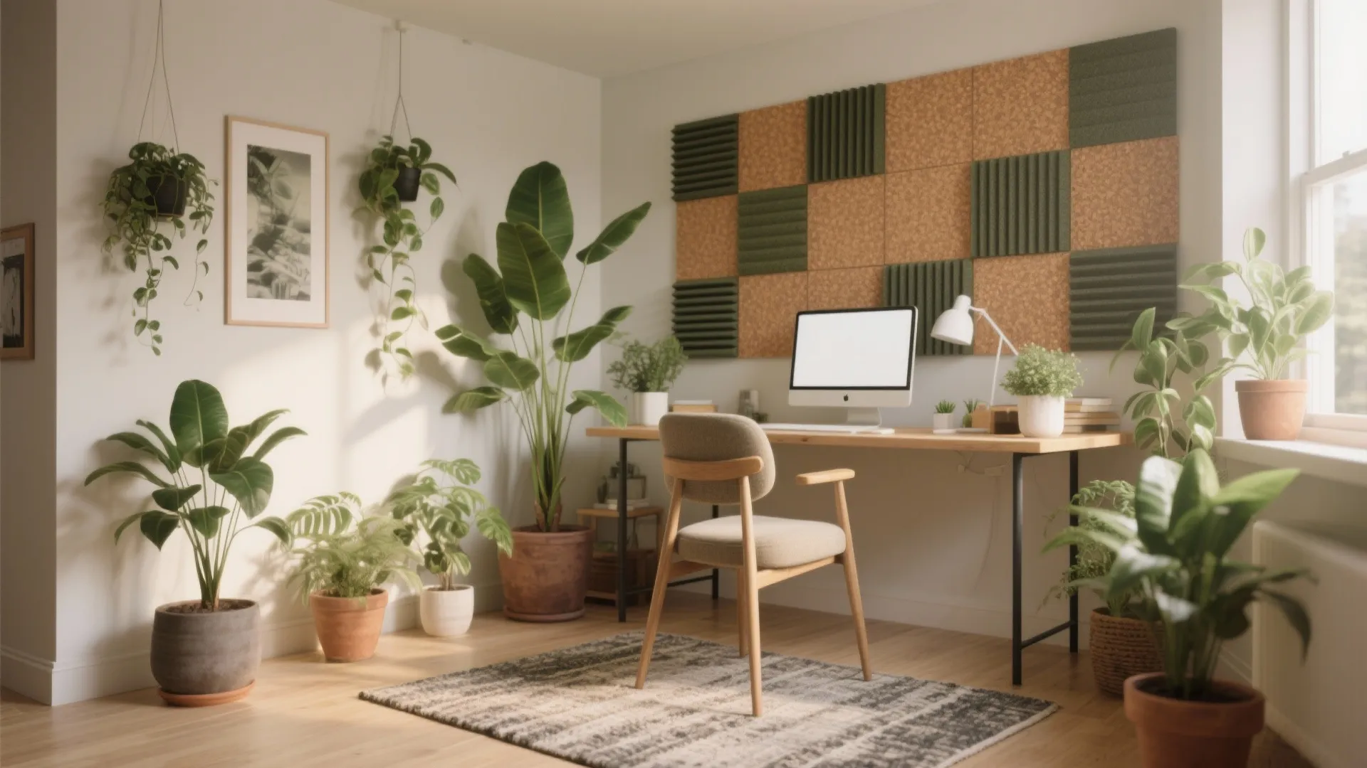 5. Personalize with plants and acoustic touches