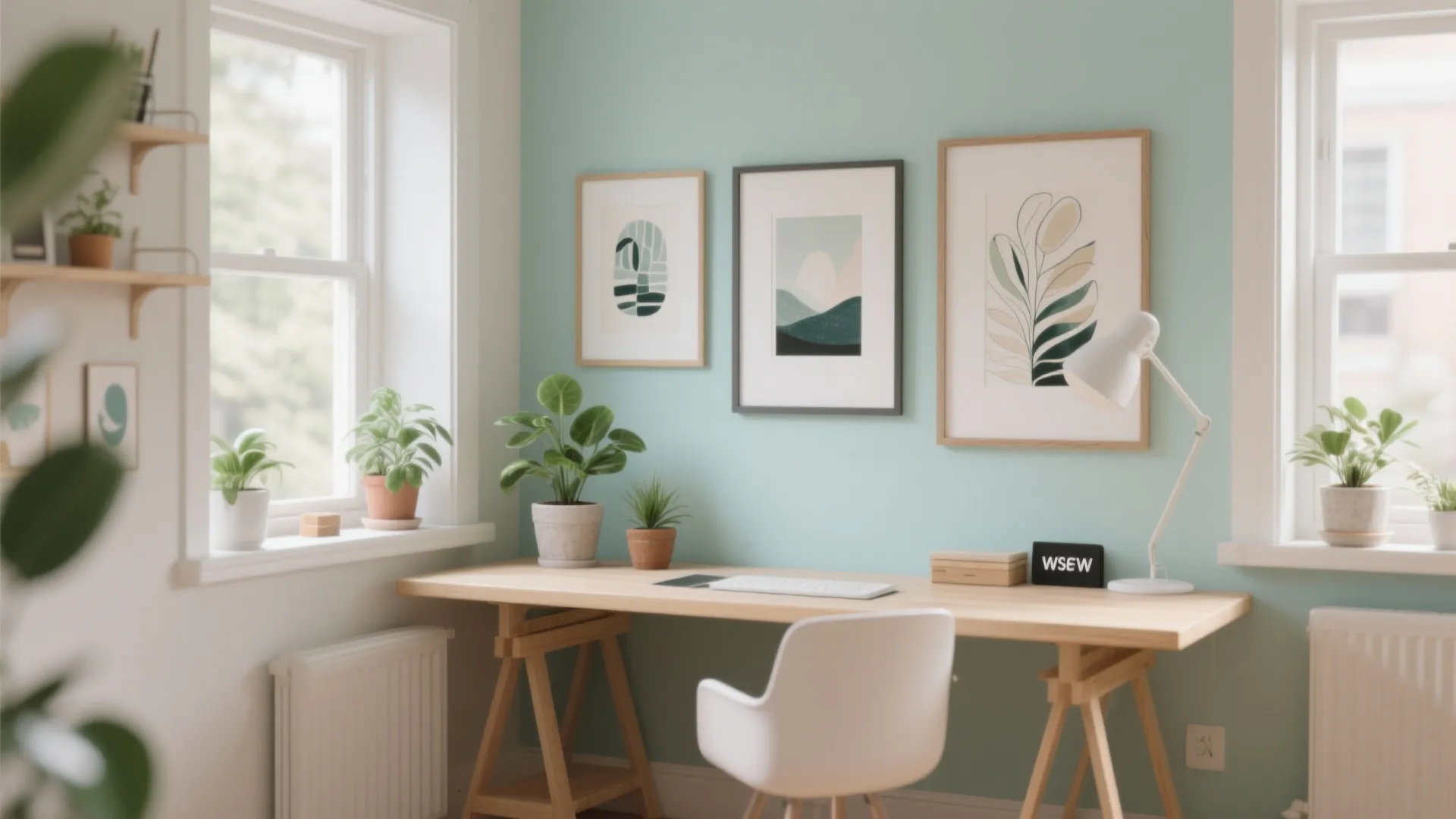 8. Personalize with Art and Plants