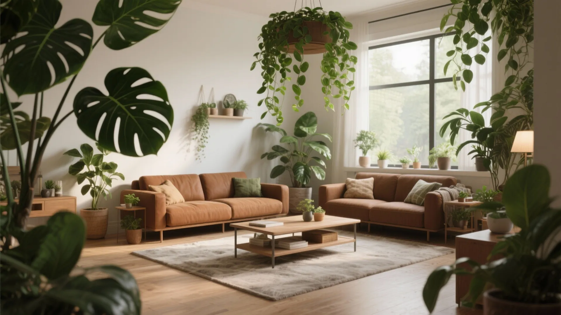 10. Indoor Plants for Fresh Contrast