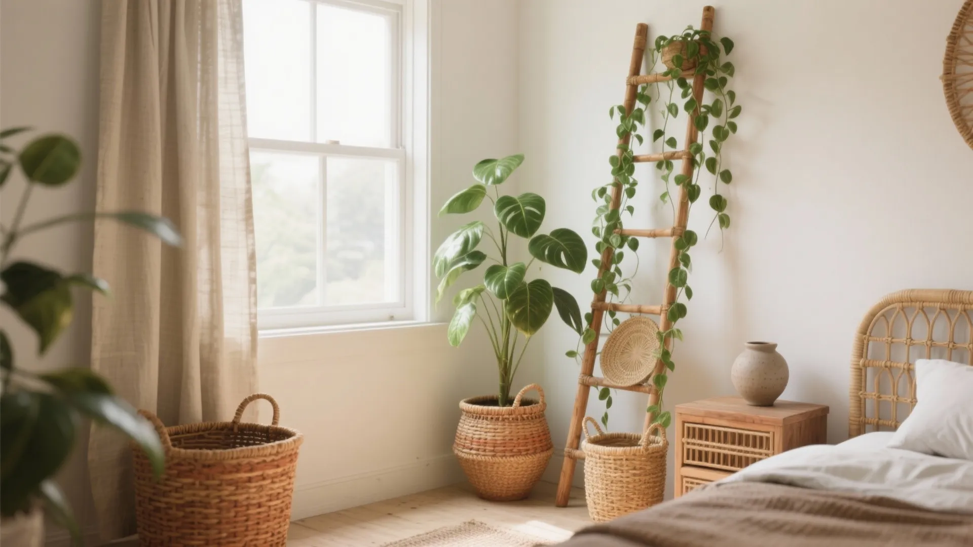 Idea 4: Curate plants and natural materials