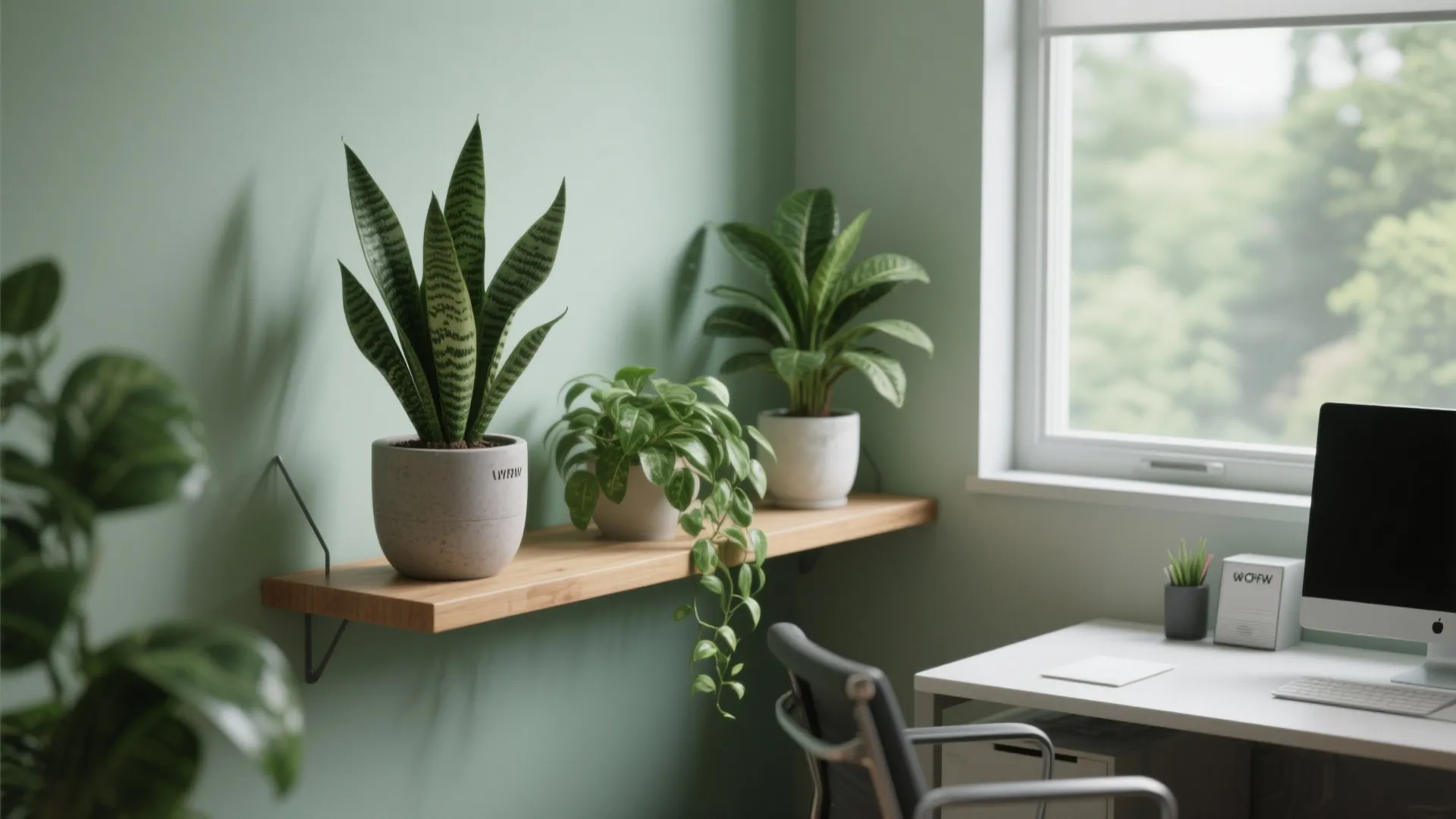 1. Bring the Outside In with Low-Maintenance Plants