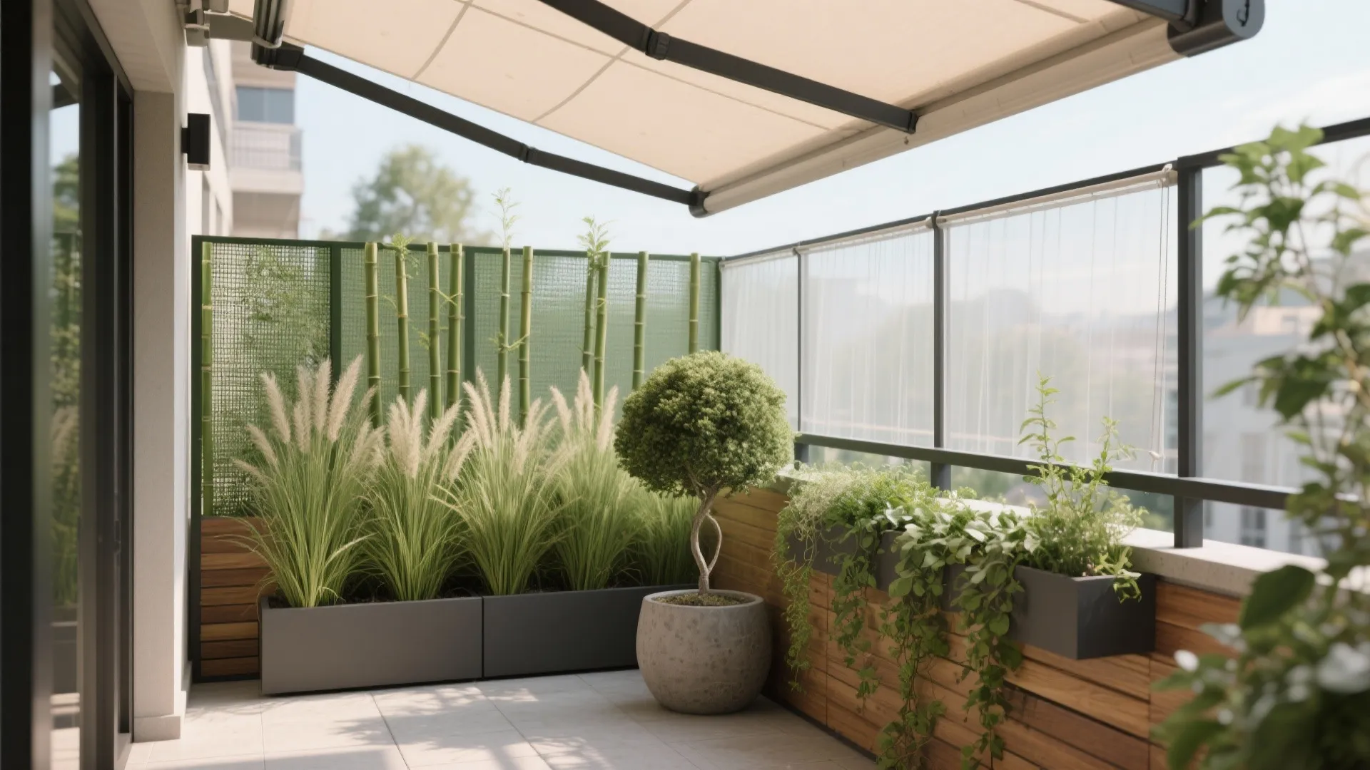 Plants, Privacy, and All-Weather Comfort