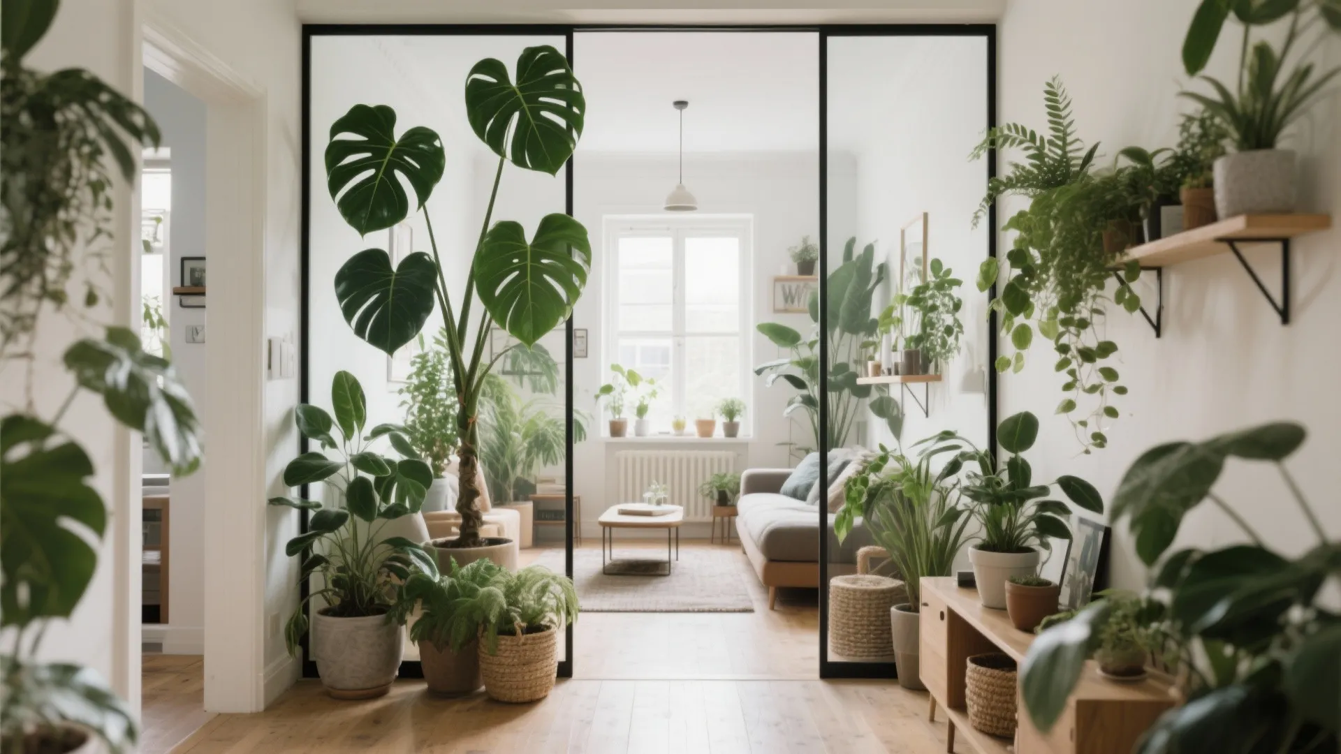 Plants as Room Dividers