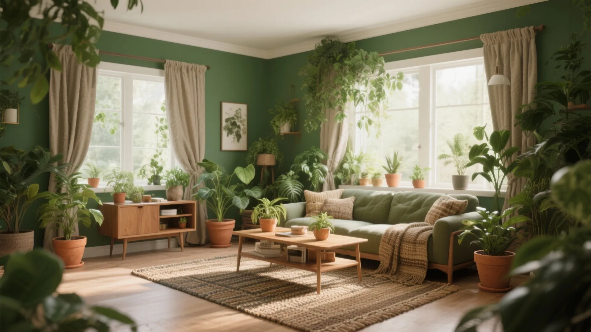 5. Bring Nature Inside with Plants & Textures
