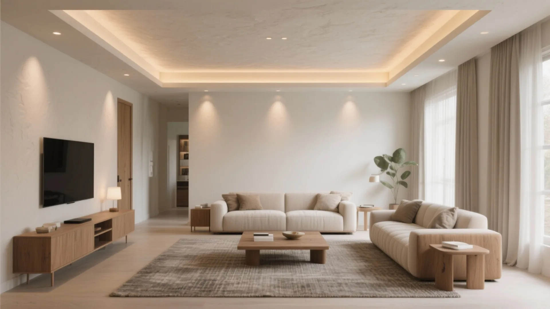 Living Room Plaster Ceiling Design: Transform Your Space with Style