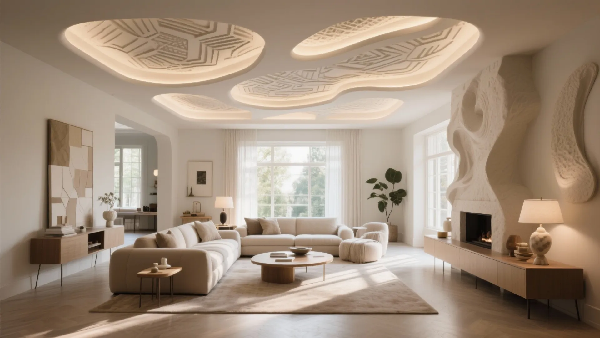Living Room Plaster Ceiling Design: Inspiring Ideas for Every Home: Fast-Track Guide to Stunning Living Room Plaster Ceilings in 1 Minute