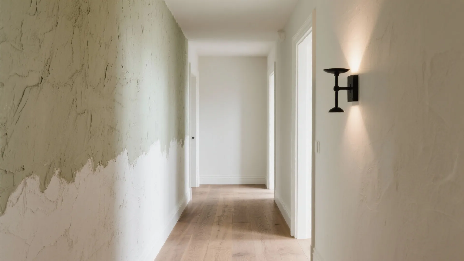 Textured Plaster or Microcement for Quiet Drama