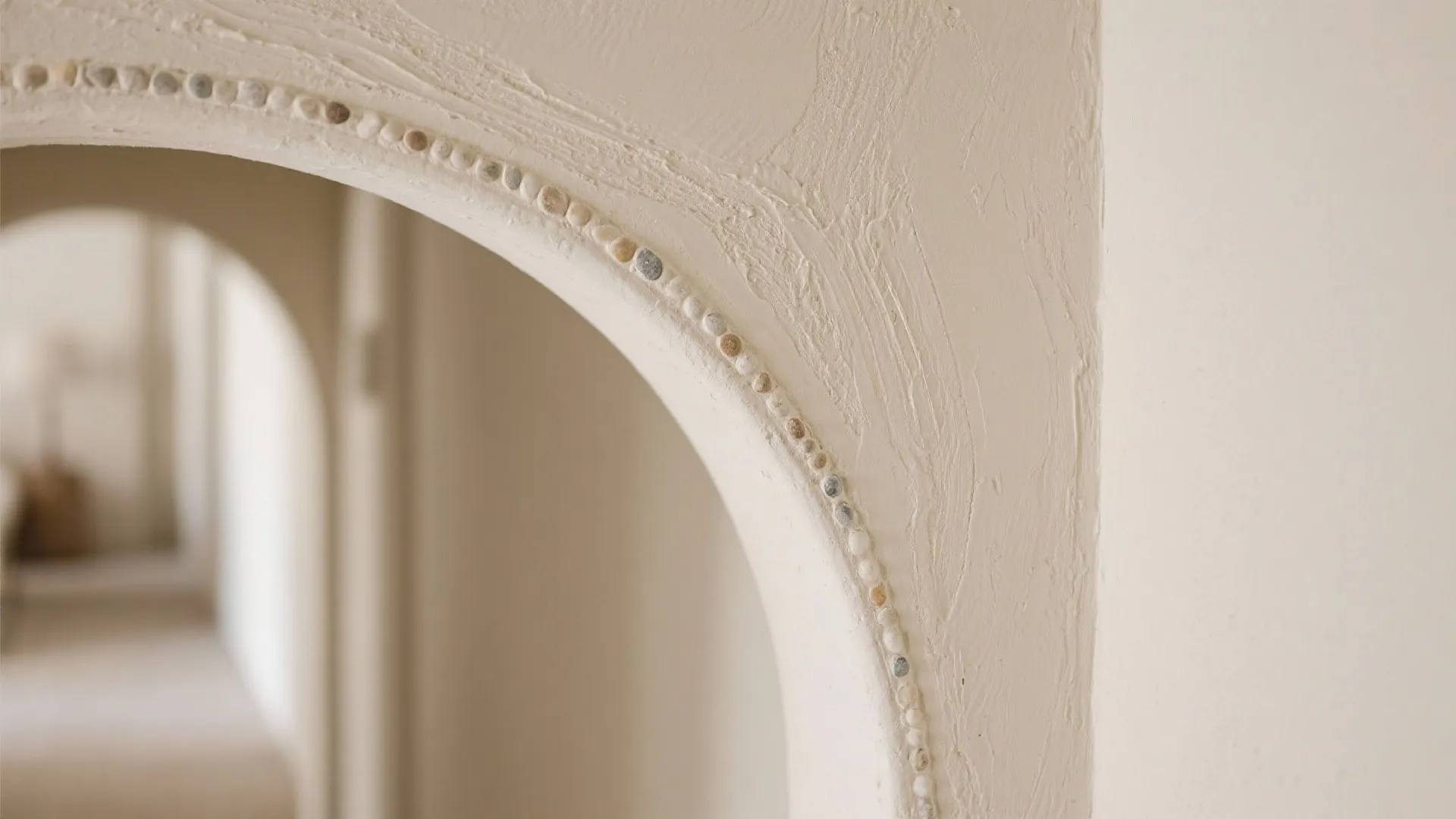 Plaster Micro-Arch for Narrow Halls