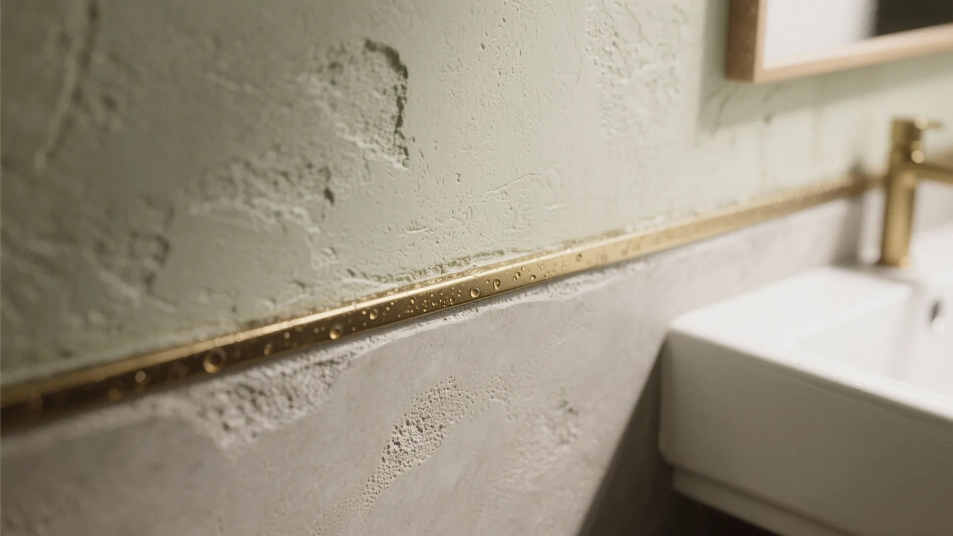 Raw Concrete and Plaster Walls as a Feature