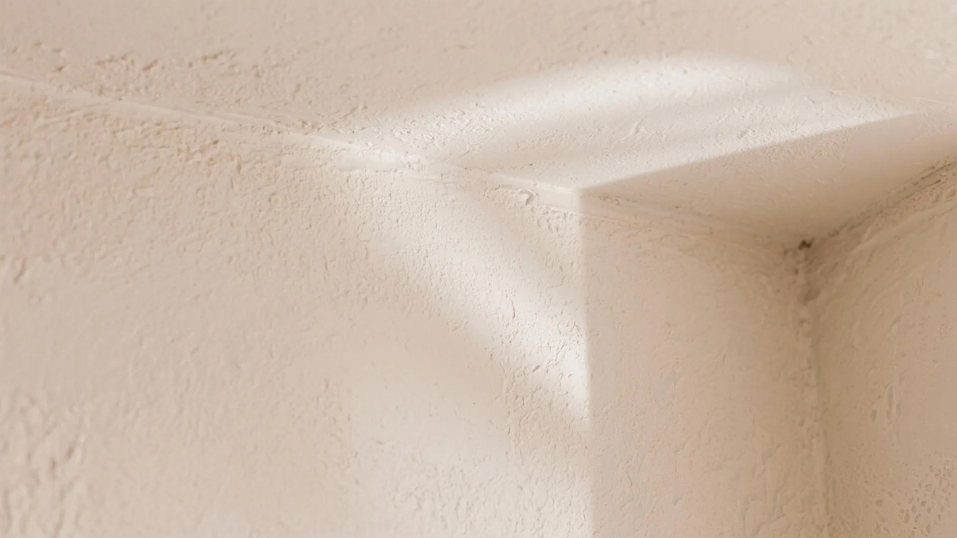 3) Matte Plaster Finish for Height and Warmth