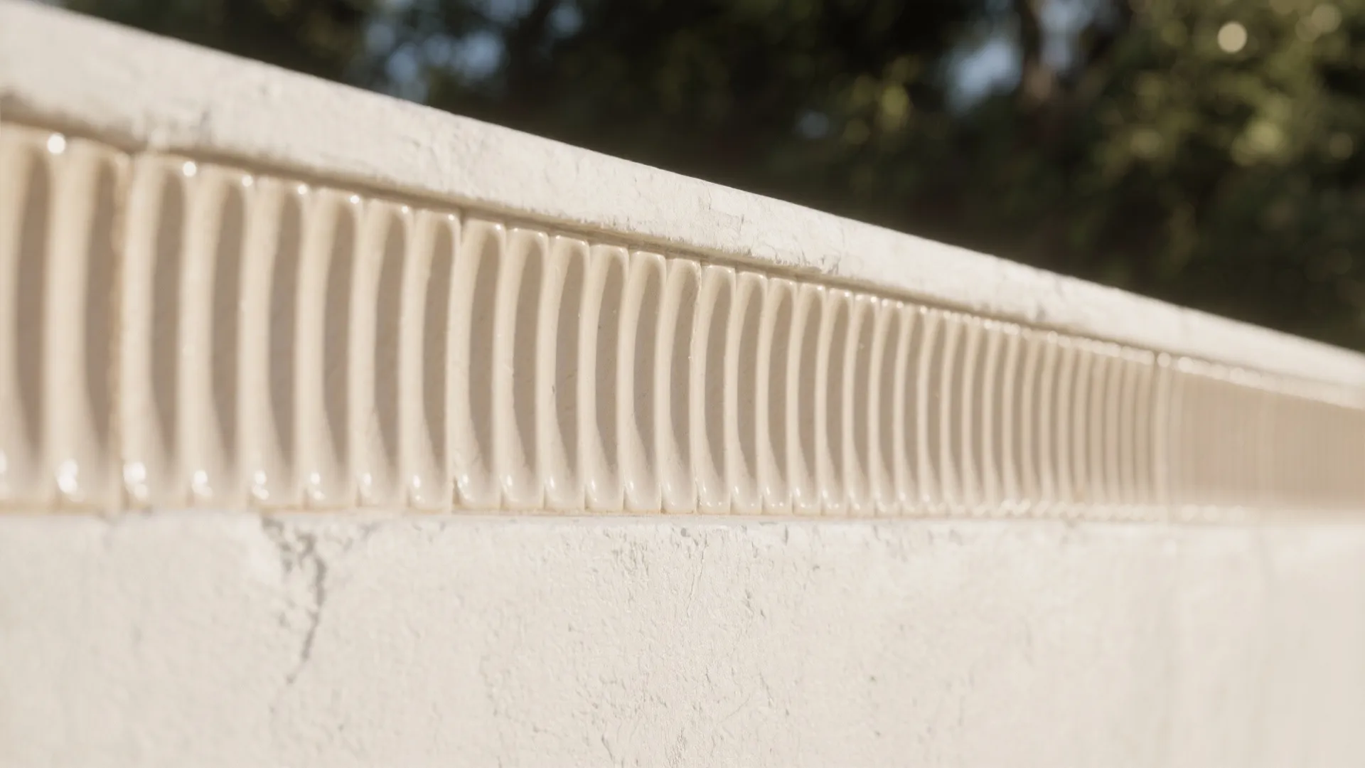 Artisan Plaster, Tile Accents, and Banding