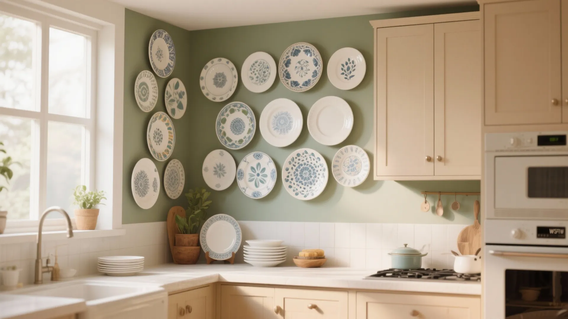 9. Plate Display Wall