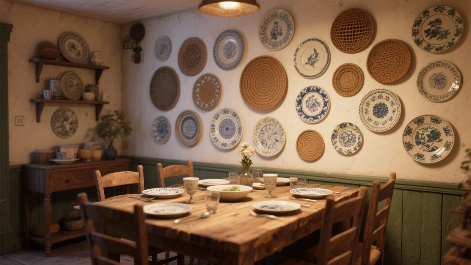 7. Plate Wall Display