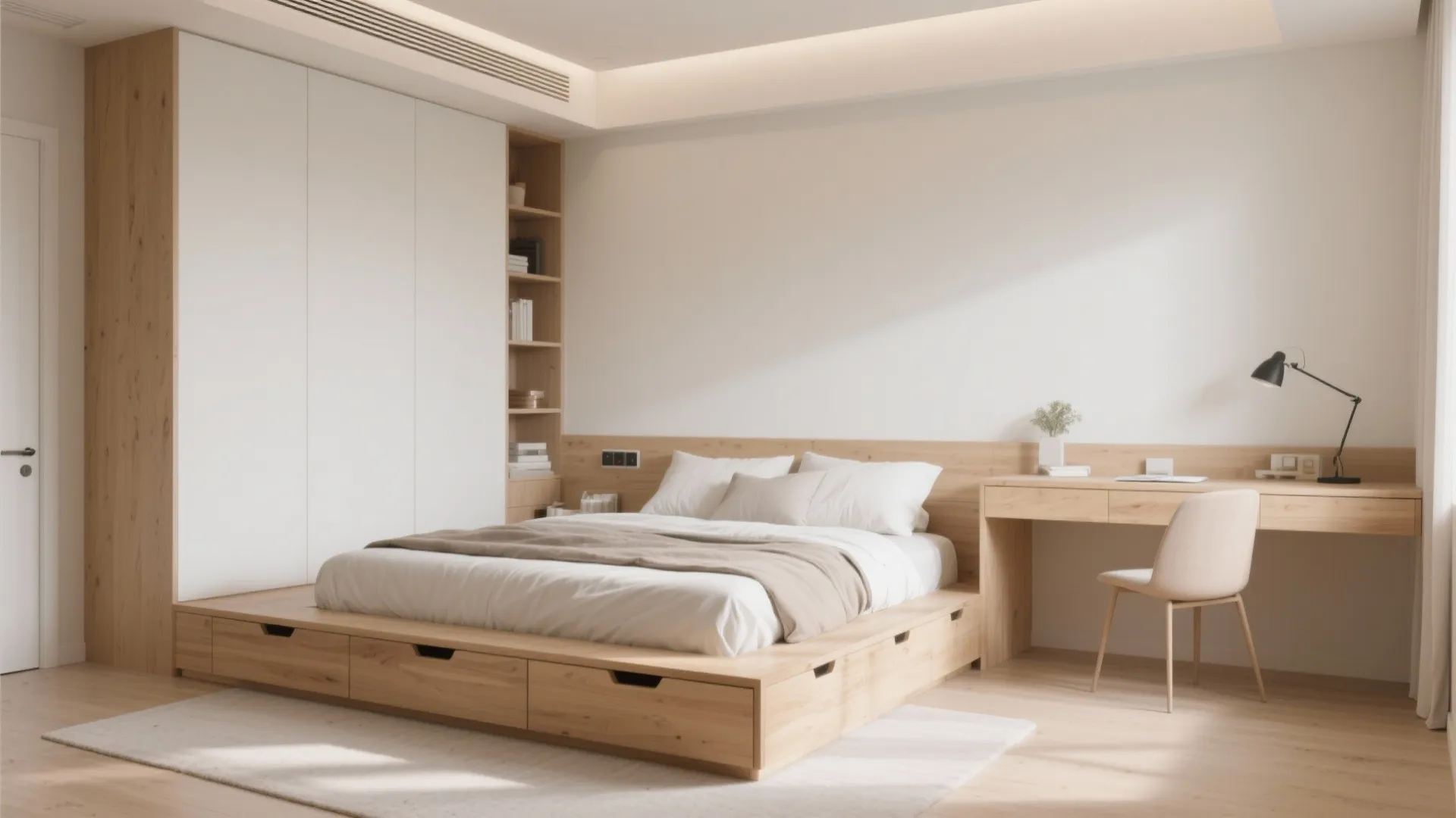 8. Platform Bed with Storage