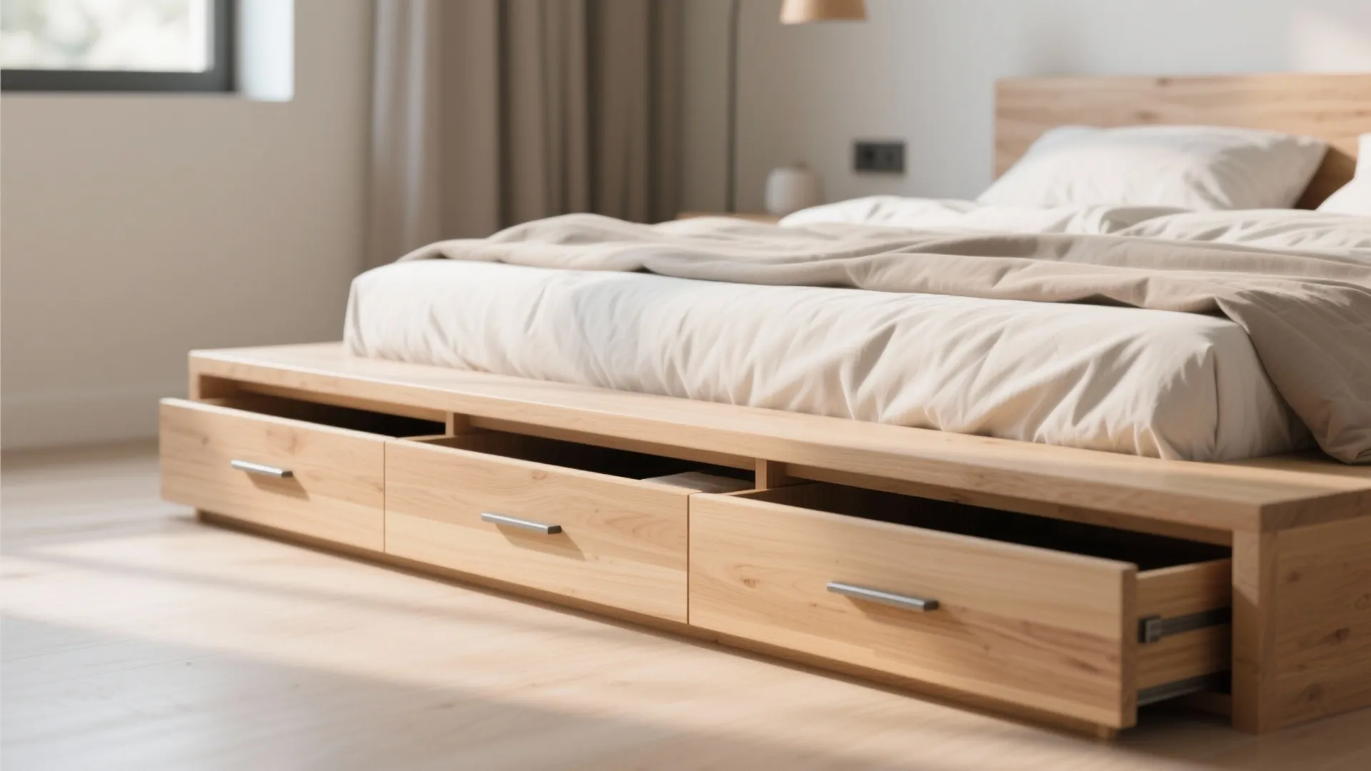 3. Minimalist Platform Bed