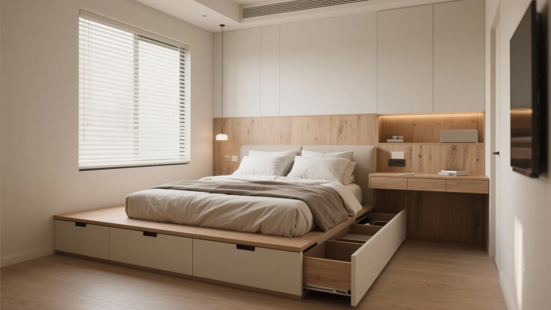 2. Multifunctional master bedroom