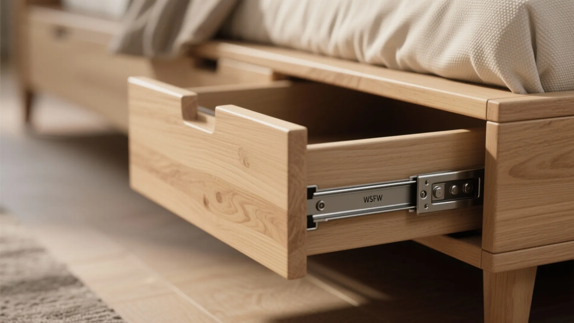 3. Platform beds with integrated storage: sleep with built-in drawers