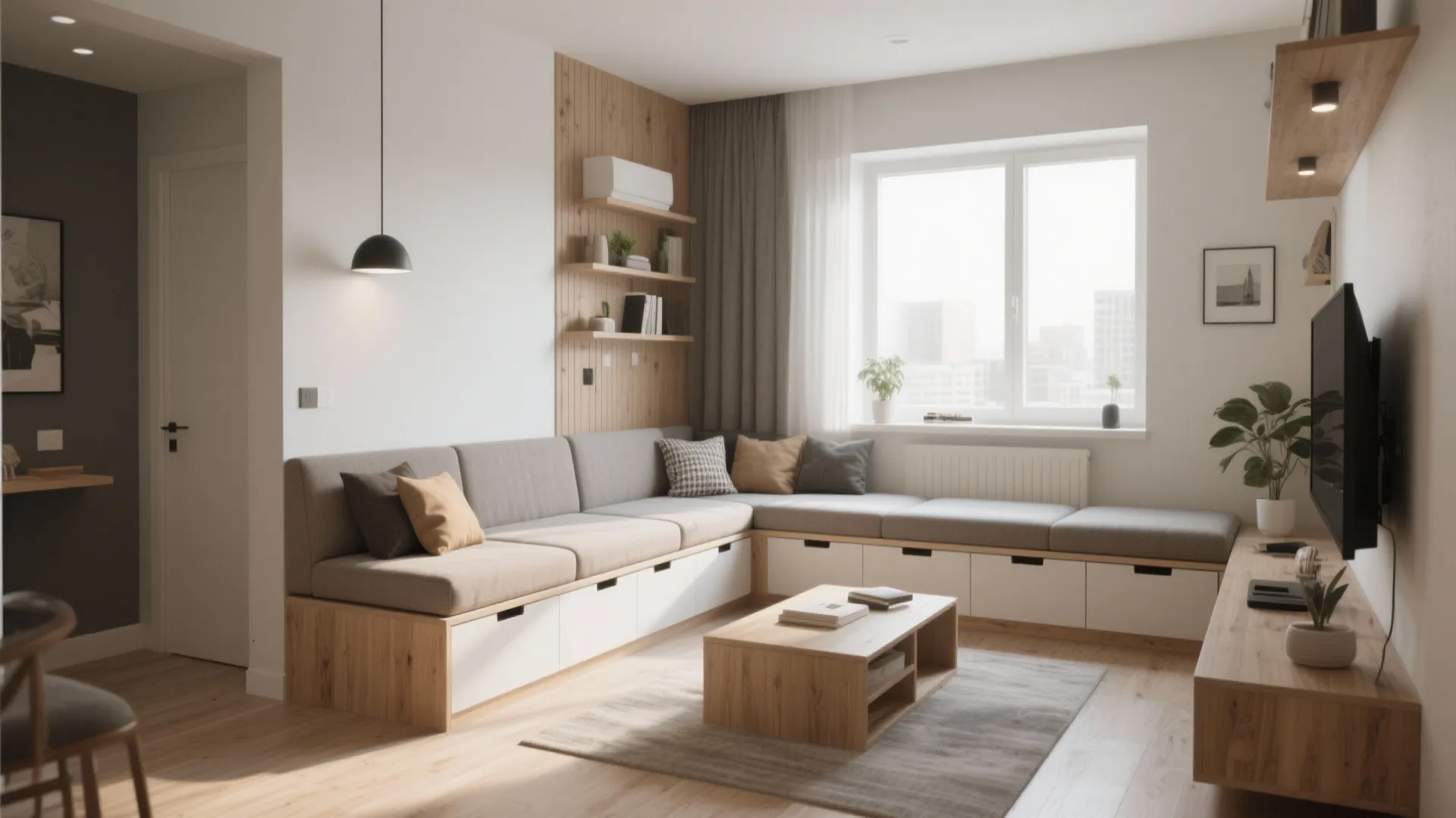 4. Built-in Platform Seating