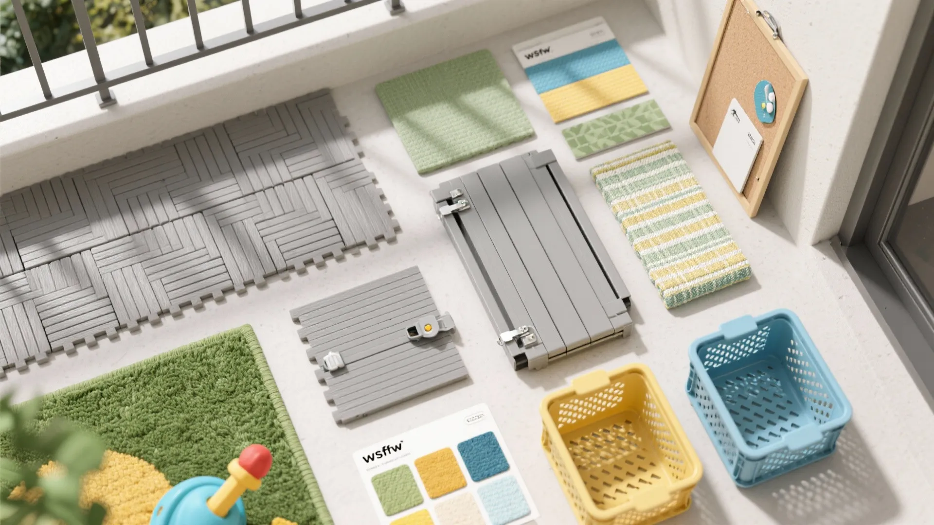 Flexible play zone with foldables and hidden storage