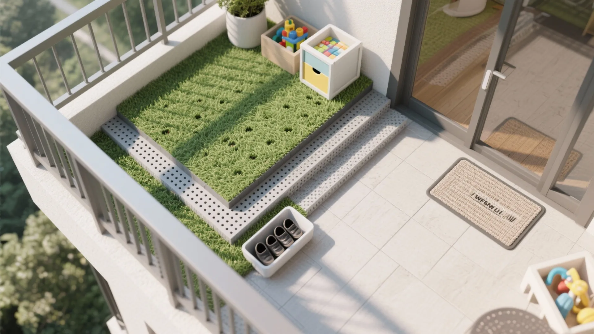 Green-Play Zone for Pets or Kids