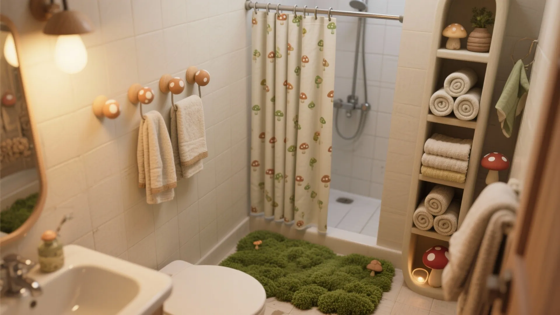 Playful accents and soft textiles