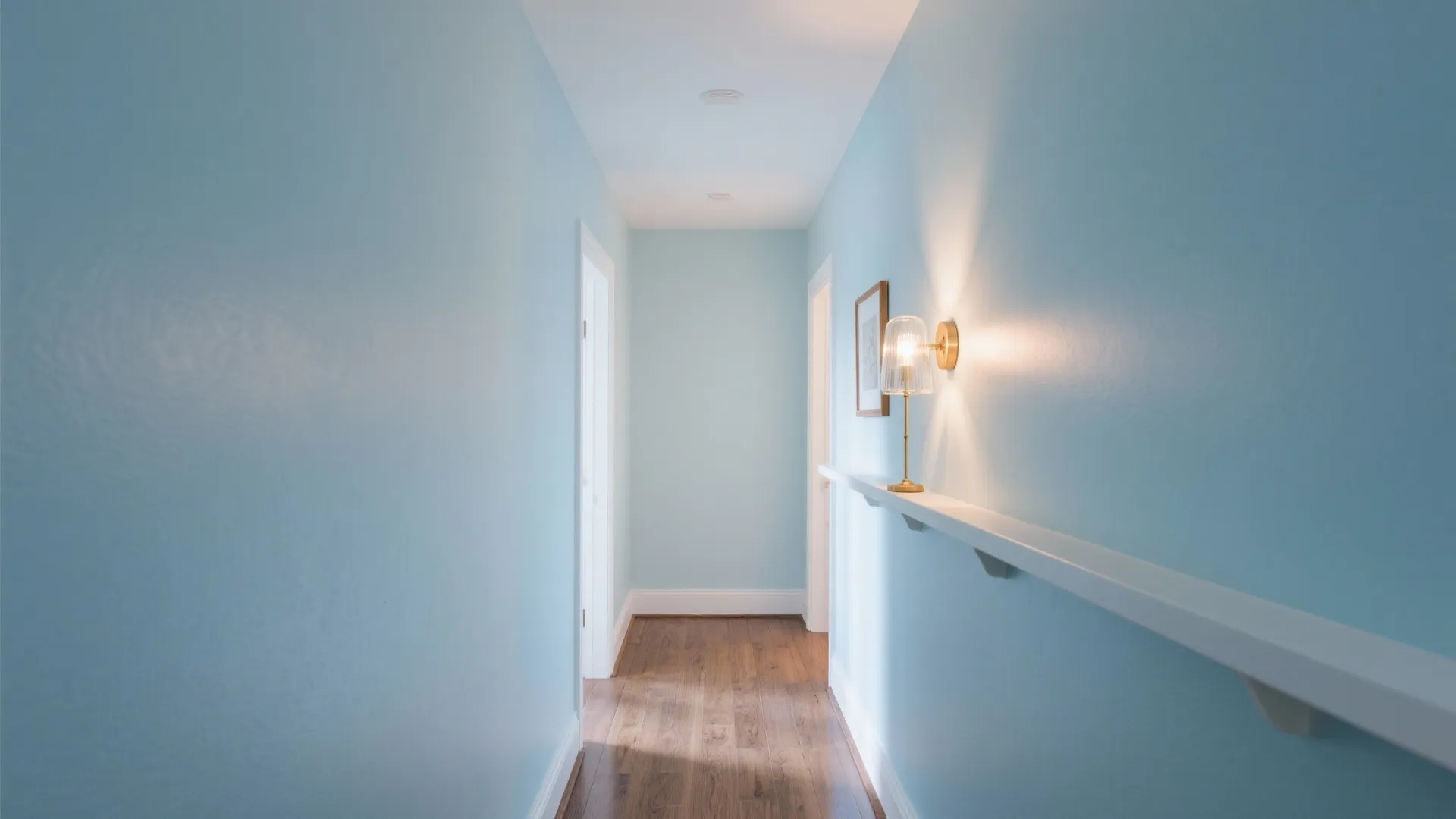 Light-reflecting finishes and playful ceilings