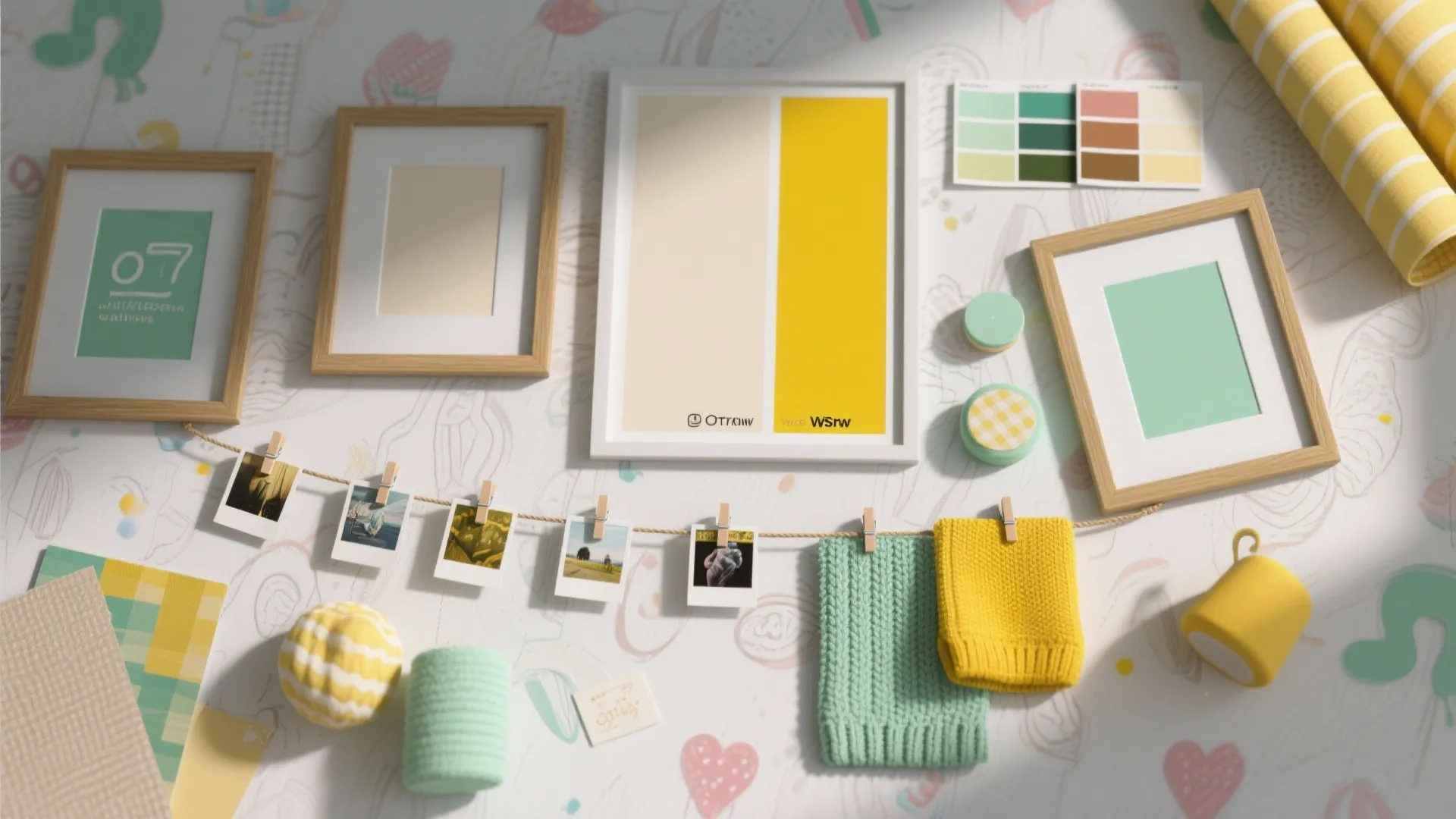 4. Playful Color, Textures, and a Gallery Wall