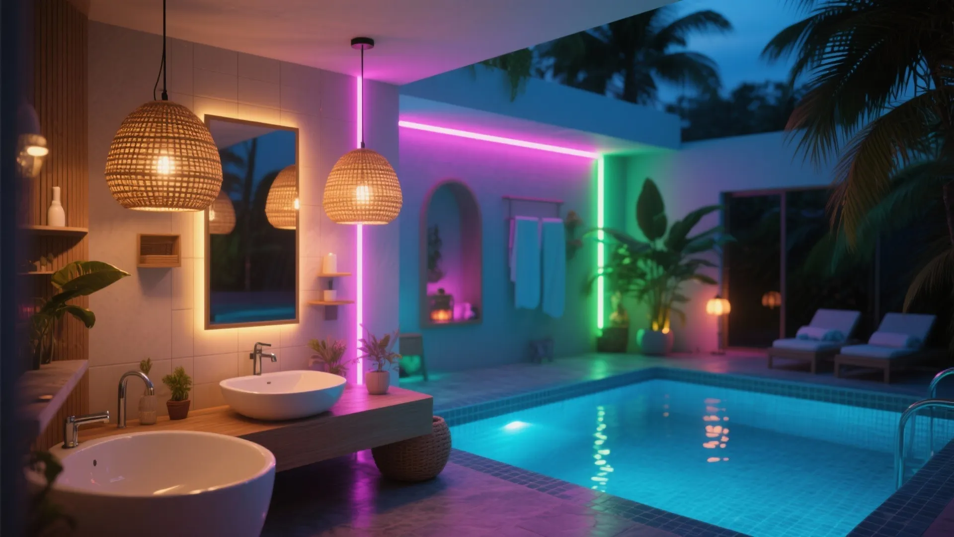 7. Playful Lighting Features