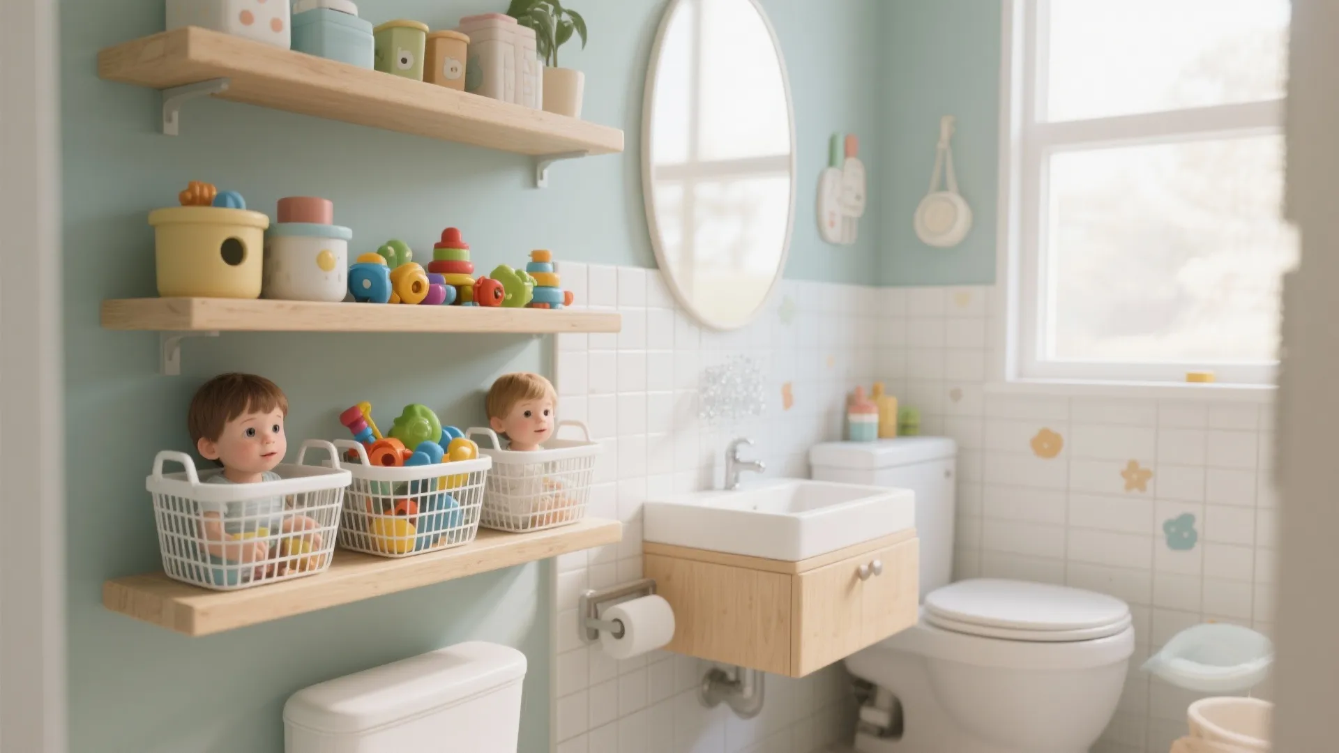 3. Playful shelving and toy-friendly storage