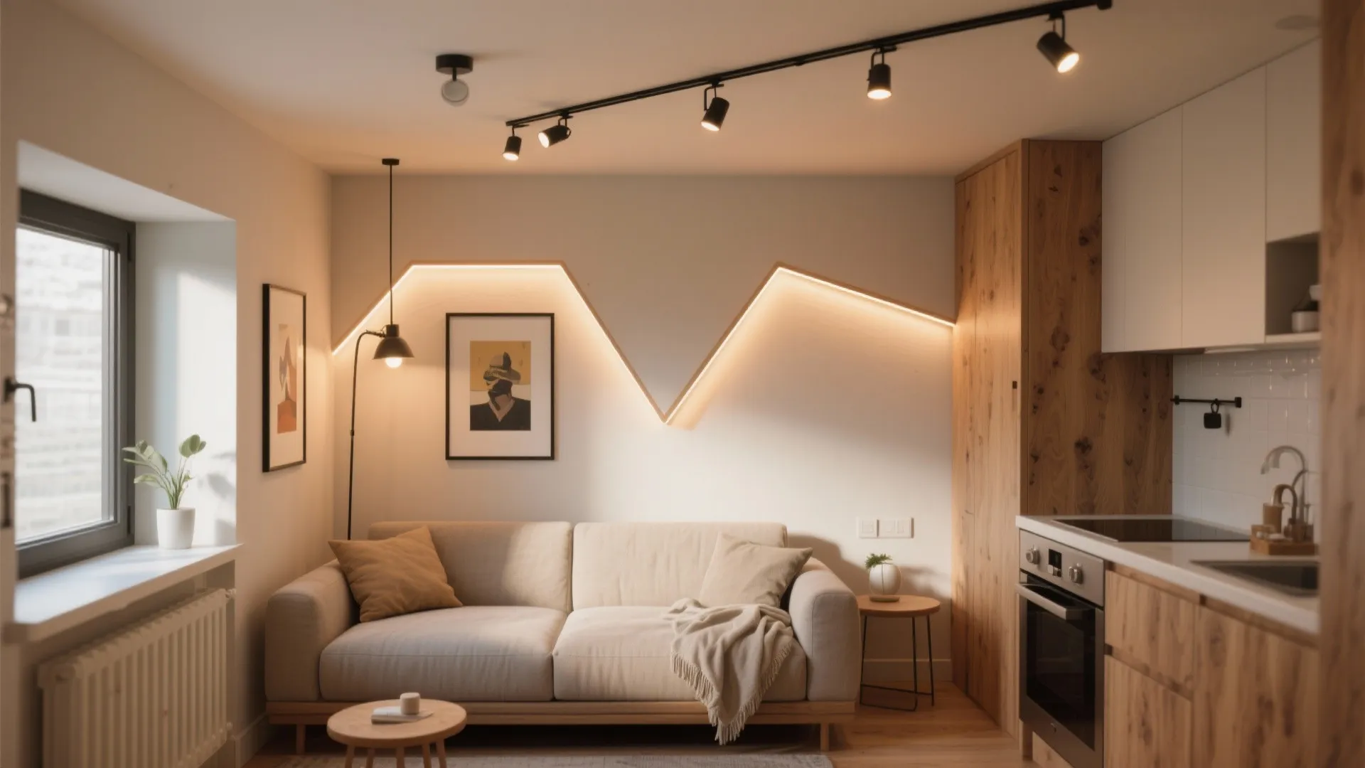Track Wall Lights: 5 Creative Ideas: Small spaces, big impact — 5 track wall light ideas I’ve used to transform rooms