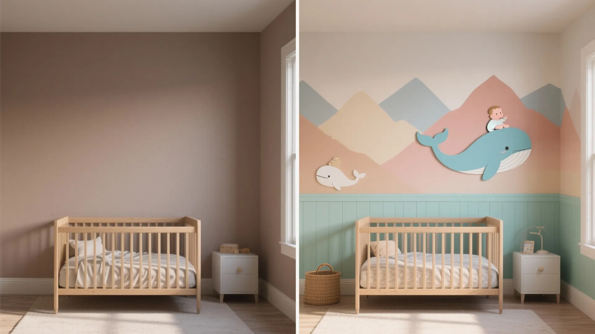 Playful Walls: Murals, Decals, and Color-Blocking