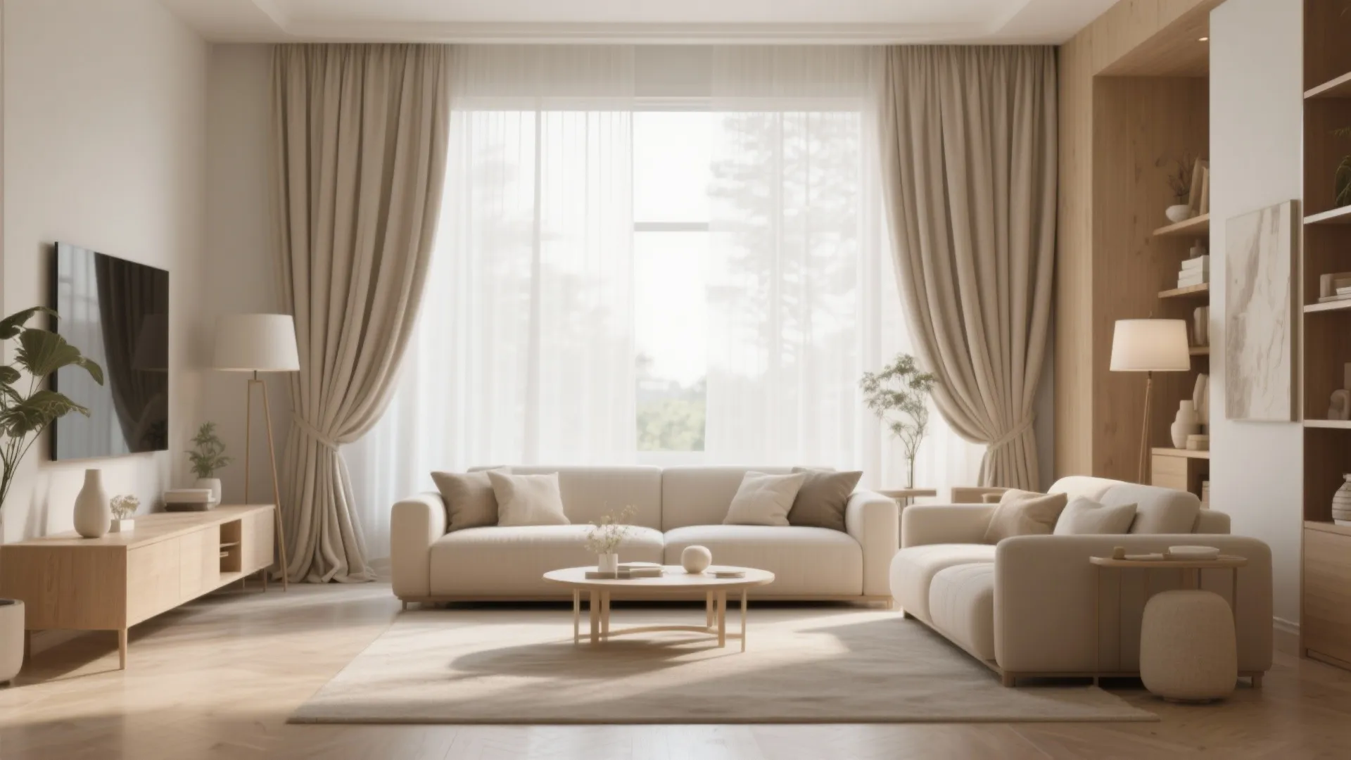 10 Pleated Living Room Drapes Ideas for Stylish Homes: Transform your space with these timeless pleated drapery inspirations