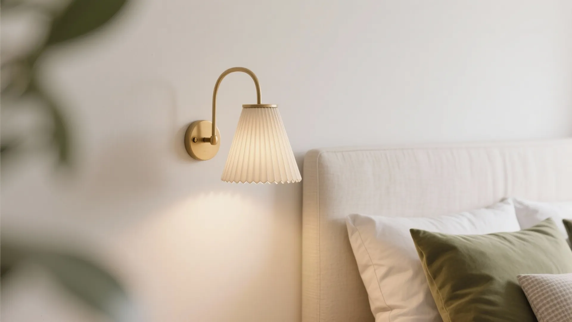 Pleated shades: classic texture with a modern twist