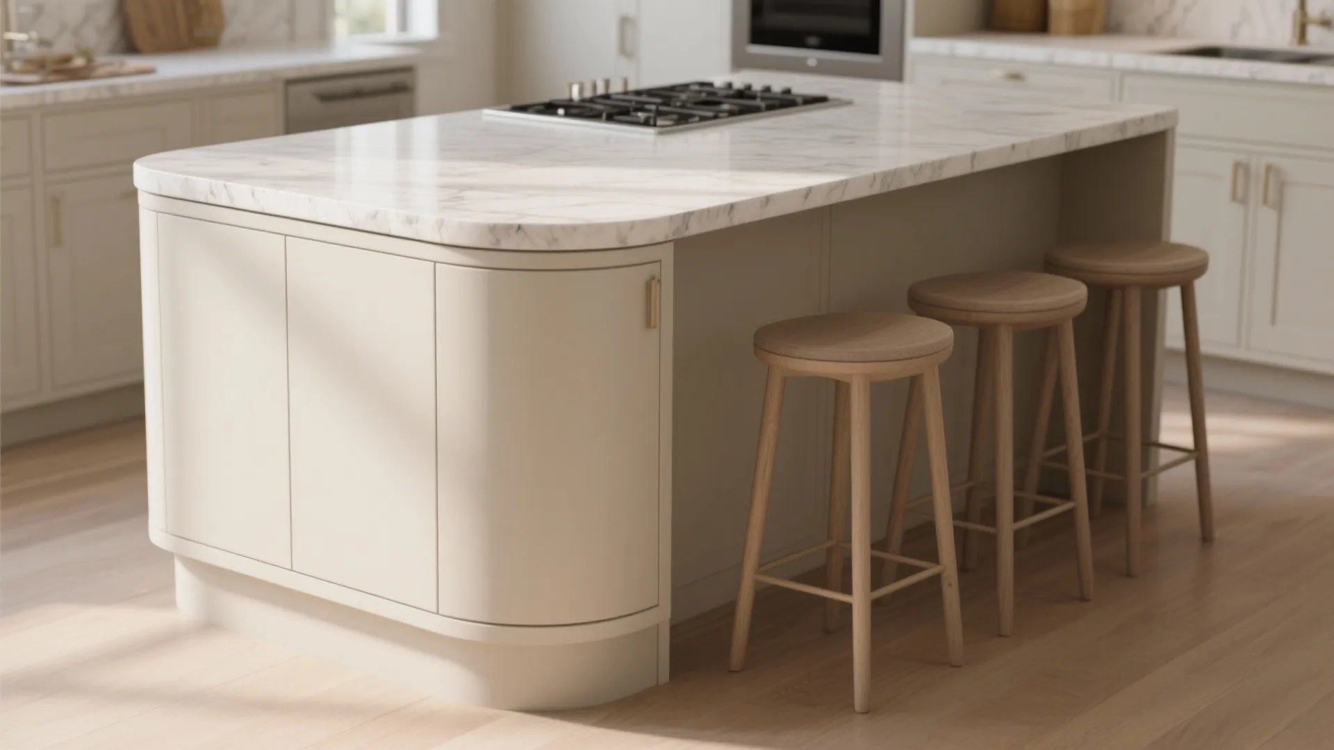 5. Pedestal or Plinth Legs for a Seamless Built-In Look