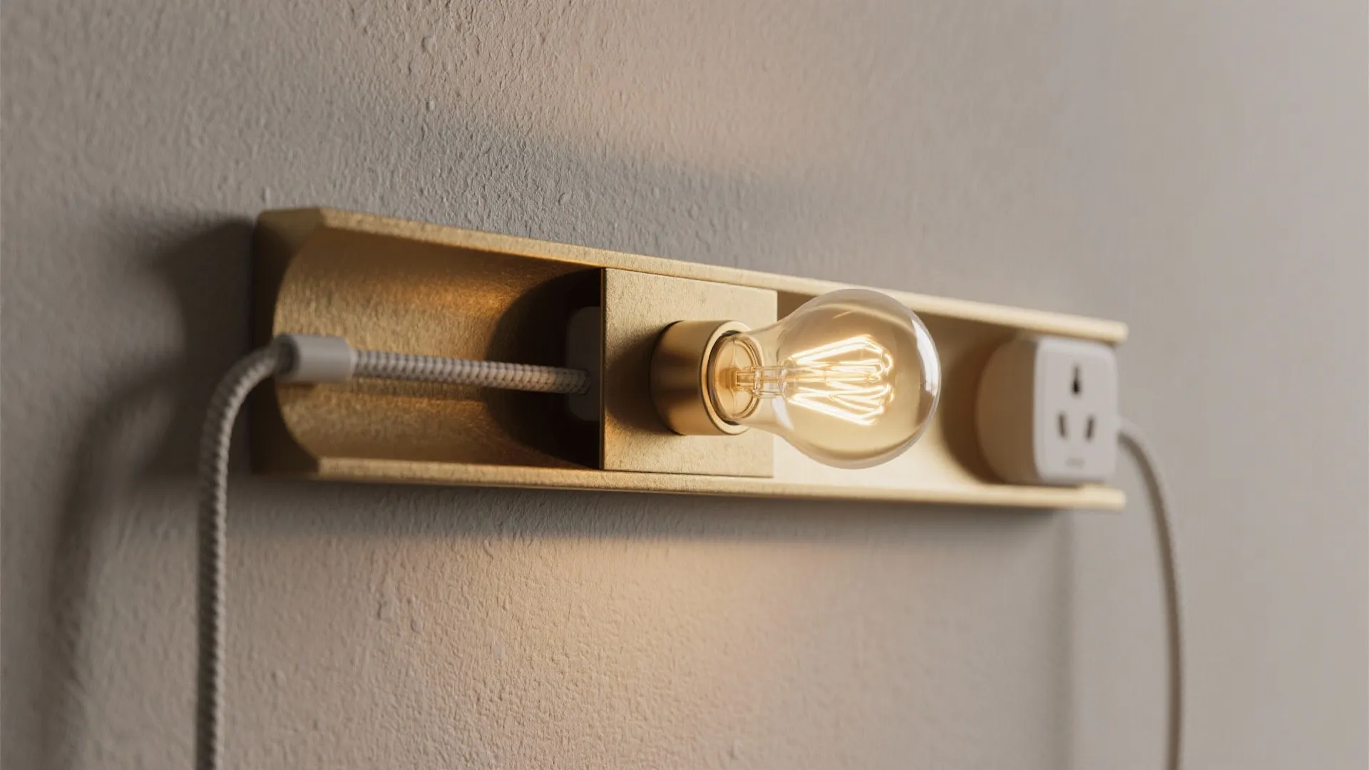 1) Slim plug-in sconces for renter-friendly upgrades