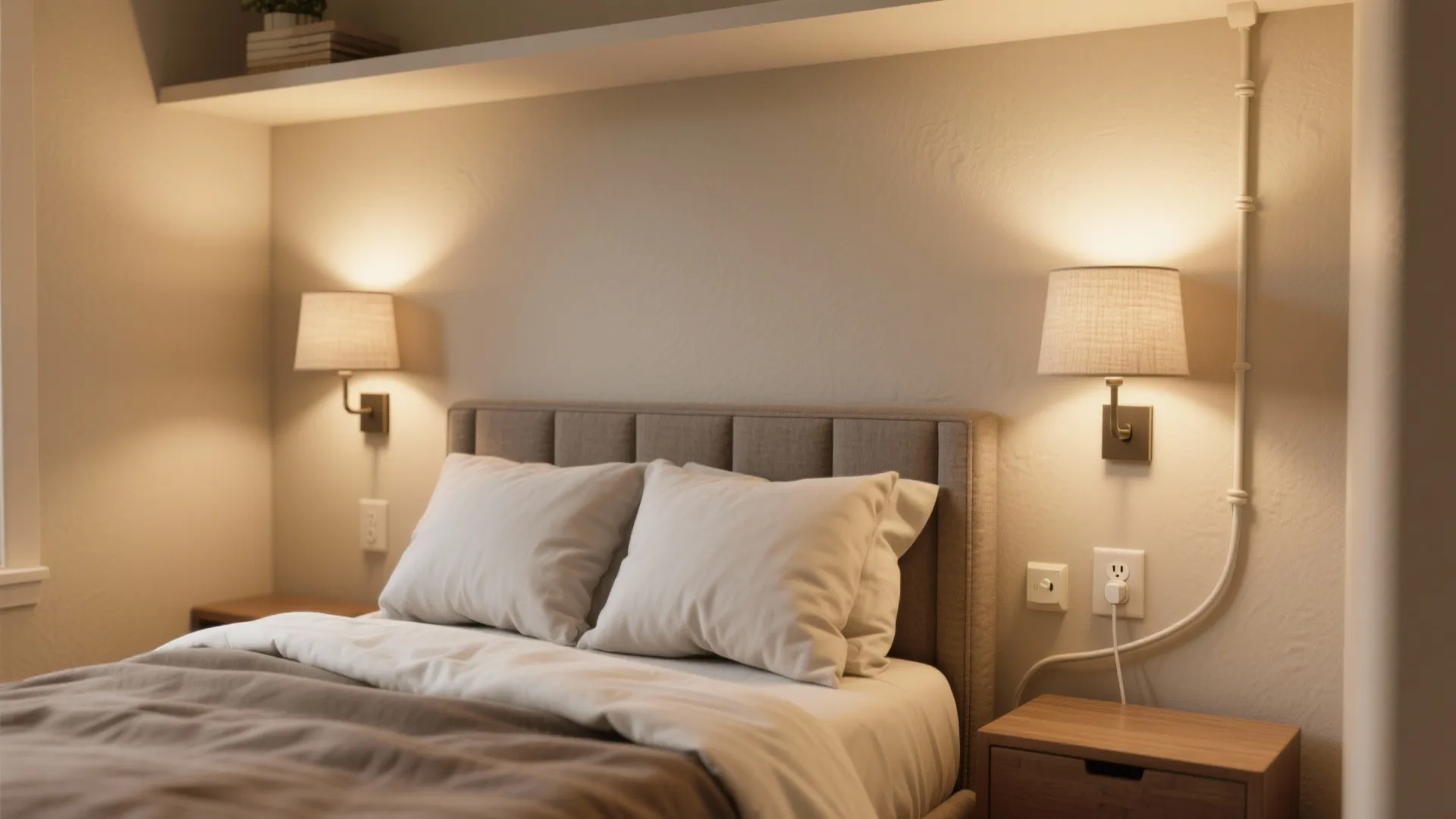 Plug-in sconces for renters